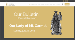 Desktop Screenshot of olmcparish.org